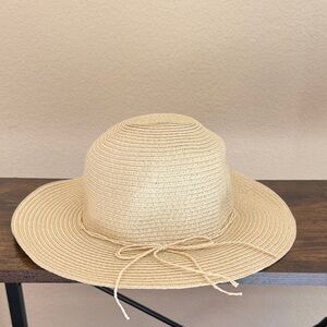 Basic Straw Panama Sun Hat - Natural